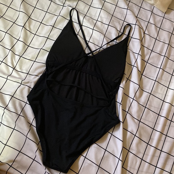 Garage Criss Cross One Piece Bathing Suit - Picture 2 of 3